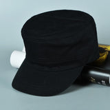 Army Military Cap Men Women Classic Solid Color Cotton Unisex Military Trucker Hats For Men Flat Top Caps