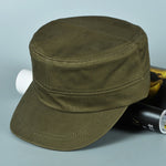 Army Military Cap Men Women Classic Solid Color Cotton Unisex Military Trucker Hats For Men Flat Top Caps
