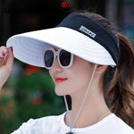 S women summer Sun Hats pearl packable sun visor
