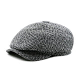 Autumn and Winter Warm Flat Peaked Cap Male Casual
