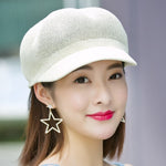 British style Summer breathable cap Brand Women's Sun Hats Woman Cap Casual