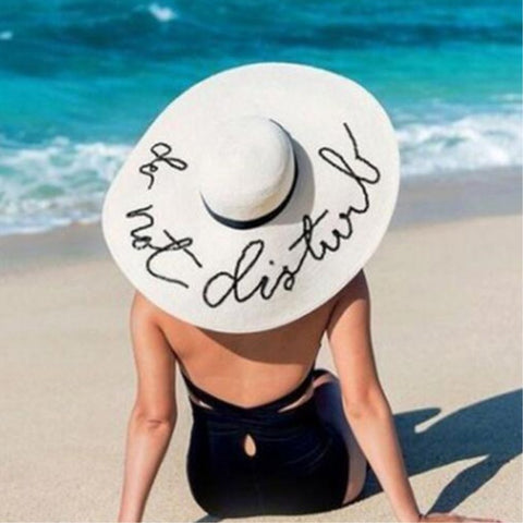 Seioum Summer Large Brim Sun Hats For Women Fashion