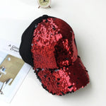 Summer Girls boys Hat Baseball Cap Sequins Bling Hinning Mesh Cap