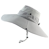 Super Long Wide Brim Bucket Hat Breathable Quick Dry Men Women Boonie Hat Summer