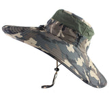 Super Long Wide Brim Bucket Hat Breathable Quick Dry Men Women Boonie Hat Summer