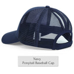 Glitter Ponytail Baseball Cap Women Snapback Summer