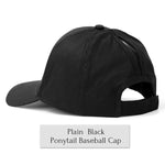 Glitter Ponytail Baseball Cap Women Snapback Summer