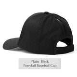Glitter Ponytail Baseball Cap Women Snapback Summer