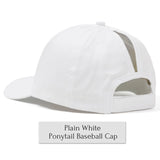 Glitter Ponytail Baseball Cap Women Snapback Summer