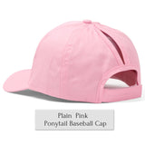 Glitter Ponytail Baseball Cap Women Snapback Summer