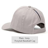 Glitter Ponytail Baseball Cap Women Snapback Summer