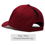 Glitter Ponytail Baseball Cap Women Snapback Summer