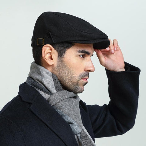 Male Plus Size Ivy Hat Big Head Man Spring Summer and Autumn Newsboy Cap