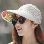 Sun Hats for Women Visors Hat Fishing Fisher Beach Hat UV Protection Cap