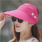 Sun Hats for Women Visors Hat Fishing Fisher Beach Hat UV Protection Cap