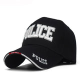 New POLICE Black Tactical Caps Men Outdoor Sport Baseball Cap